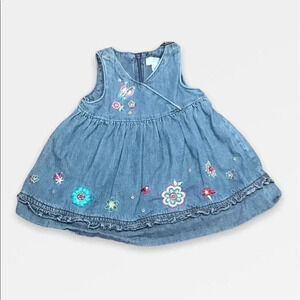 Carter’s Denim Strapless Girls  Dress